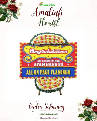 Bunga Papan Congratulation di Mangunsaren